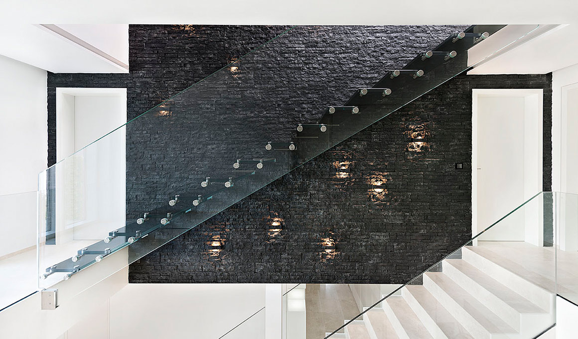 Exklusive Designtreppe/Glastreppe von Siller Treppen