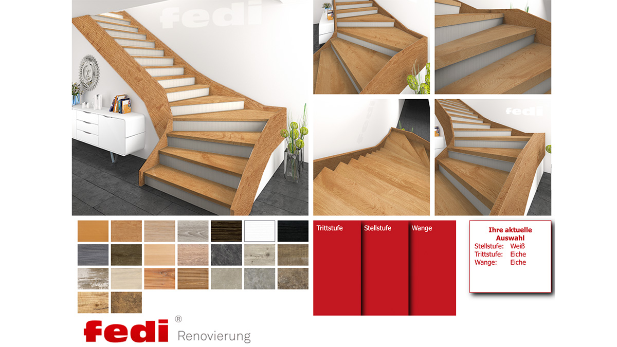 Innovative Renovierungssysteme für Treppen und Türen von fedi® Renovierung