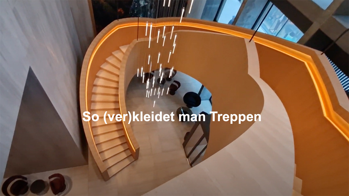 Treppenverkleidung auf höchstem Niveau von Holz in Form - Niedermeier®